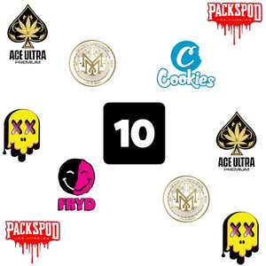 Paquete de 10 pzs